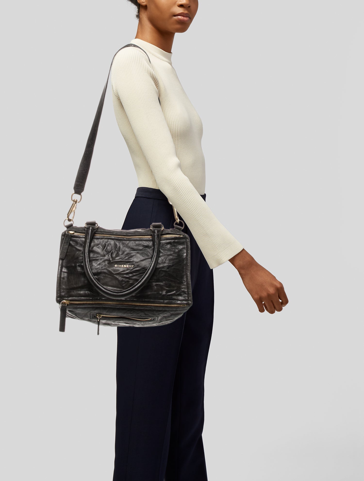 Givenchy Leather Messenger Bag