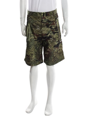 Givenchy Camouflage Print Shorts
