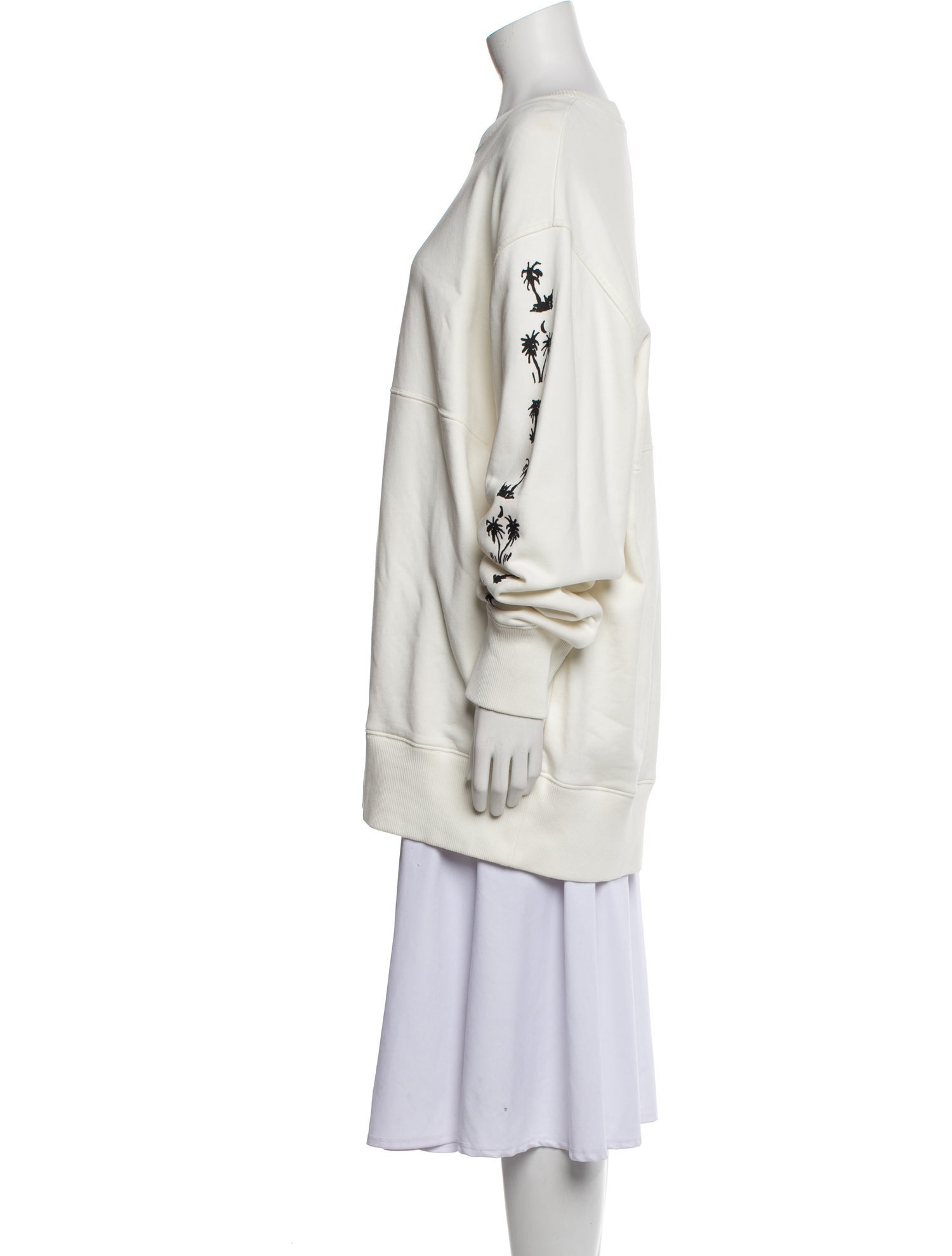 Givenchy Graphic Print Crew Neck Sweatshirt