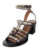 Givenchy Leather Studded Accents Gladiator Sandals