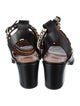 Givenchy Leather Studded Accents Gladiator Sandals