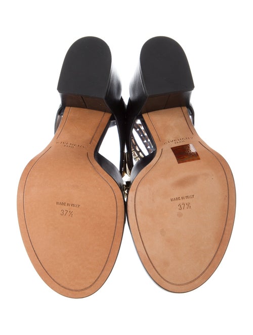 Givenchy Leather Studded Accents Gladiator Sandals