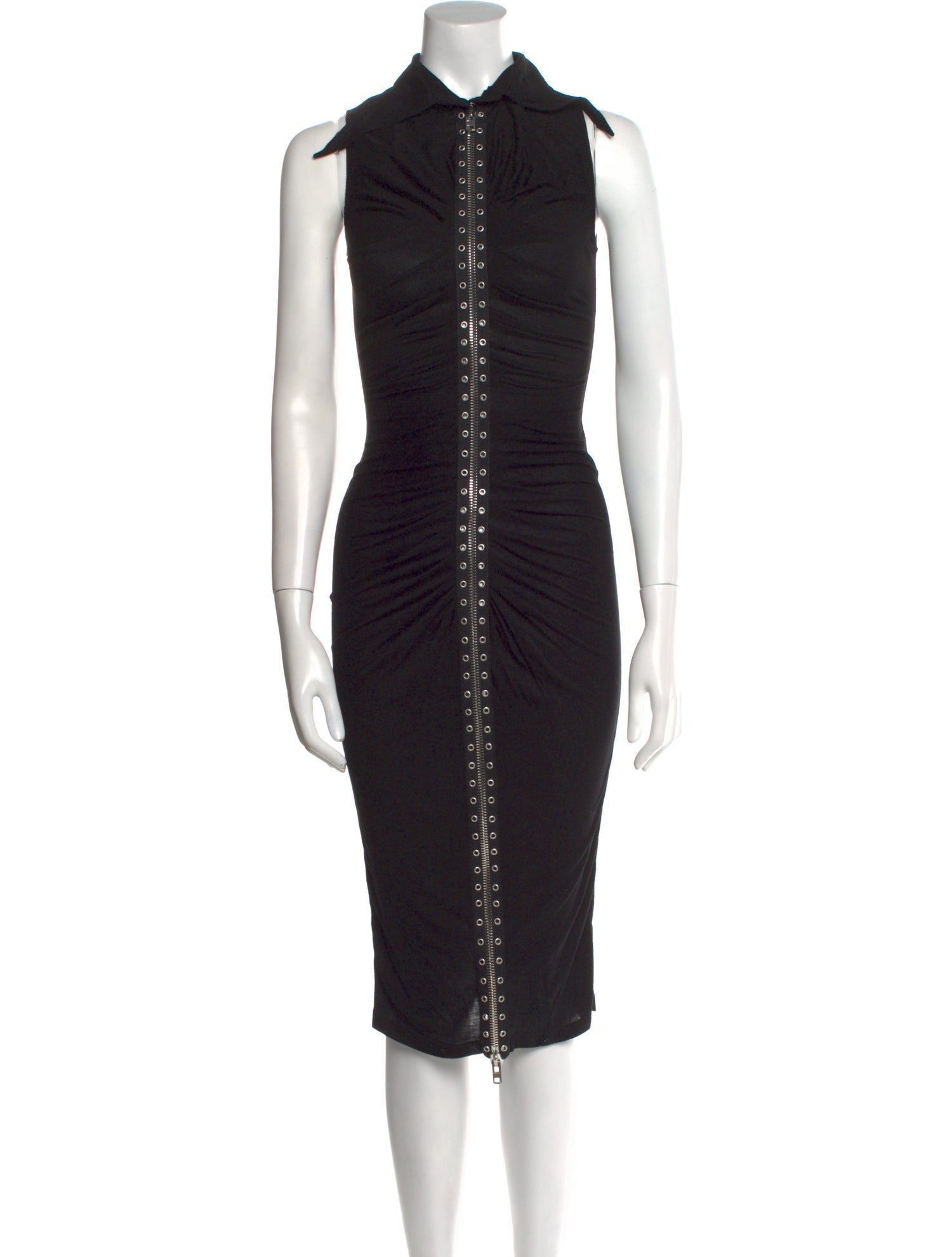 Givenchy Mock Neck Midi Length Dress
