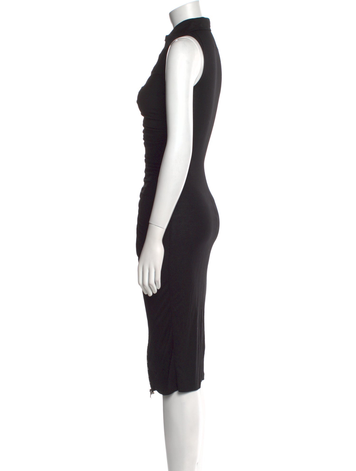 Givenchy Mock Neck Midi Length Dress