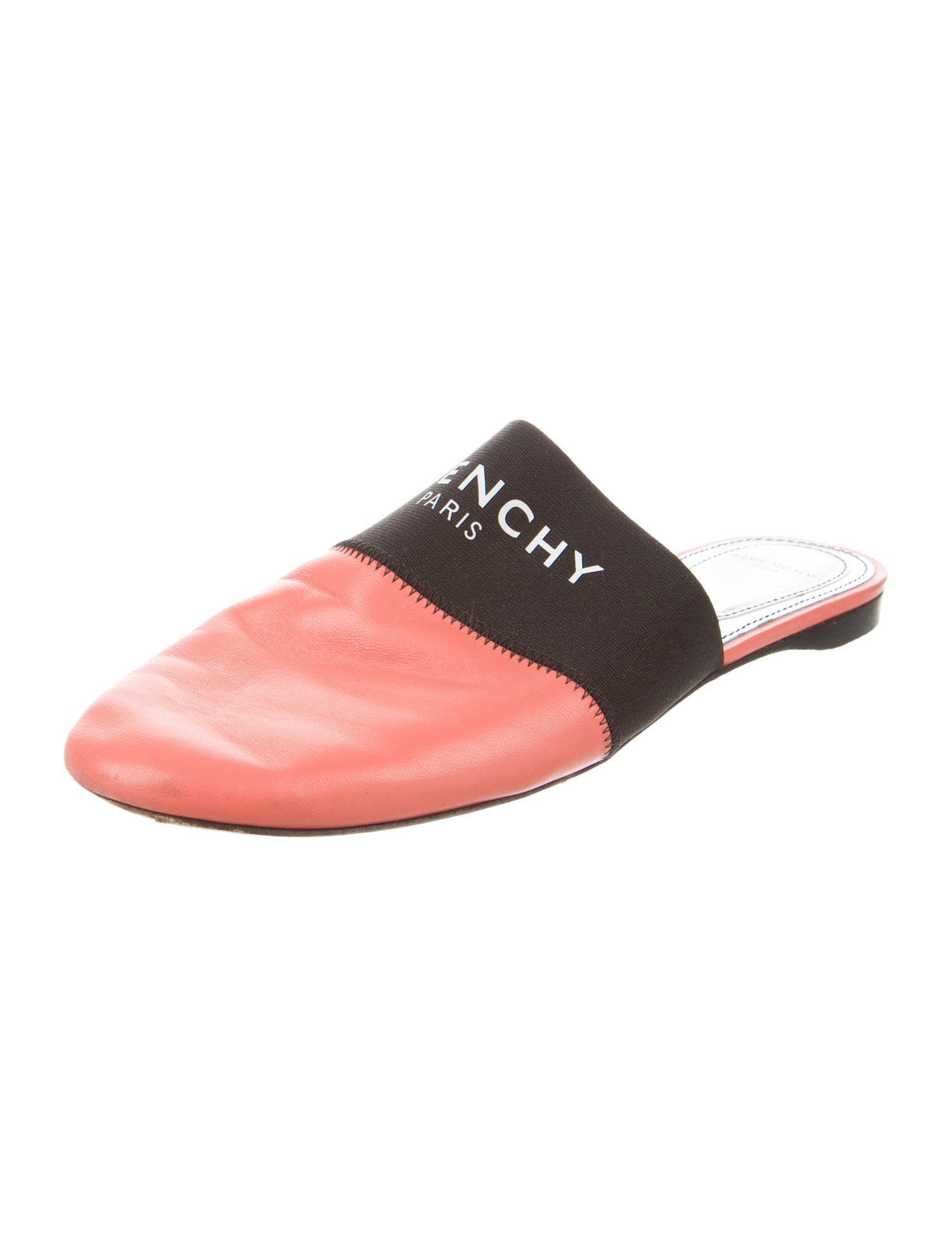 Givenchy Leather Printed Mules