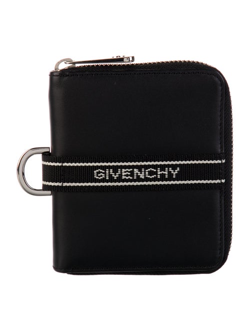 Givenchy Leather Graphic Print Compact Wallet