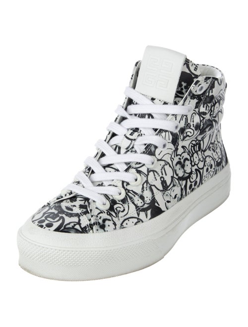 Givenchy Leather Printed Sneakers