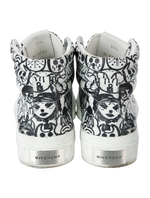 Givenchy Leather Printed Sneakers