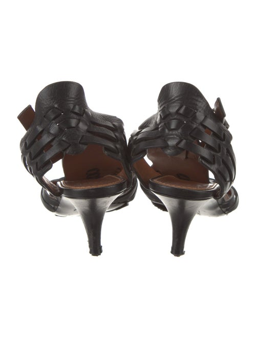 Givenchy Leather T-Strap Sandals