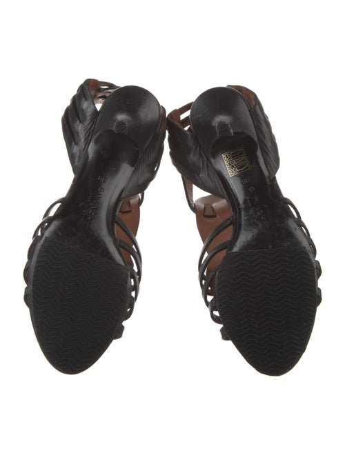 Givenchy Leather T-Strap Sandals