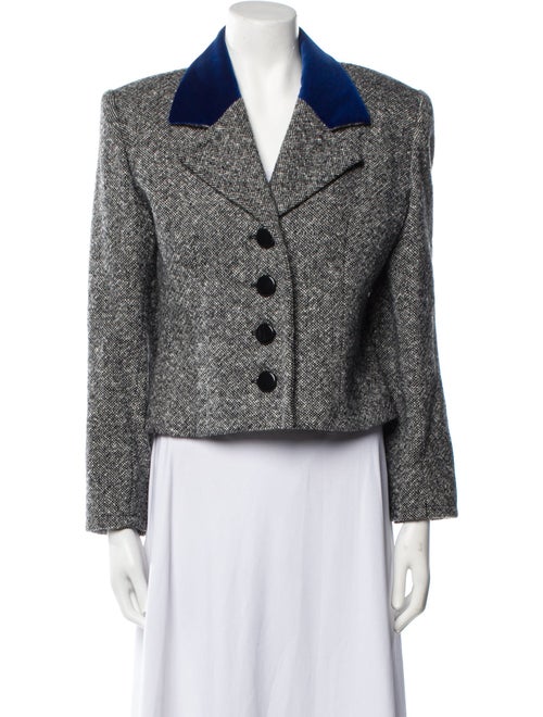 Givenchy Wool Tweed Pattern Evening Jacket