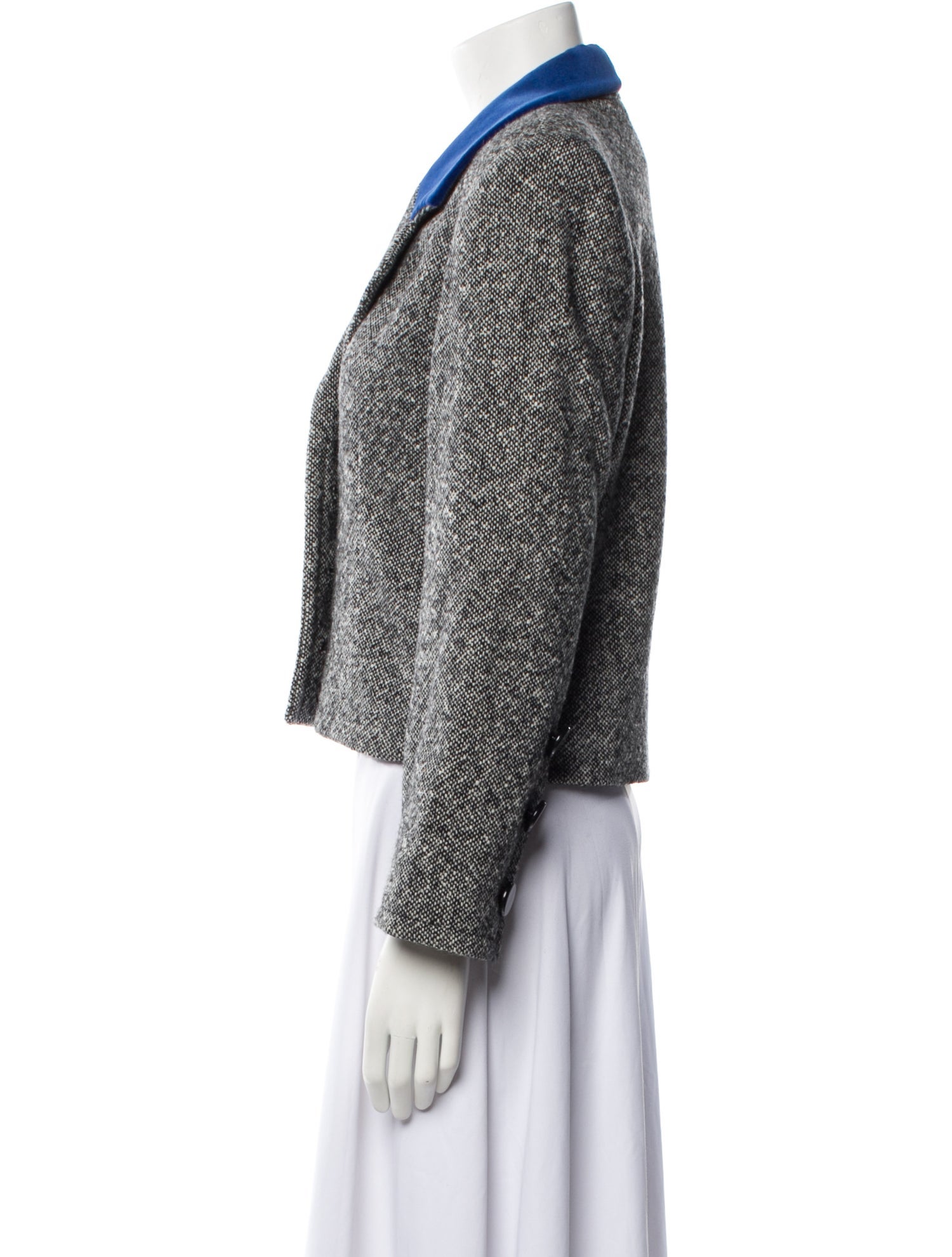 Givenchy Wool Tweed Pattern Evening Jacket