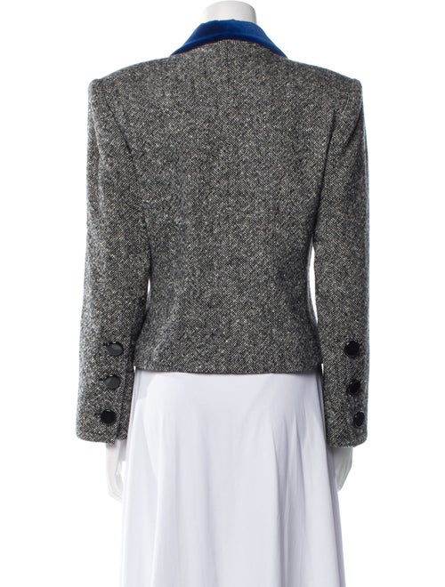 Givenchy Wool Tweed Pattern Evening Jacket