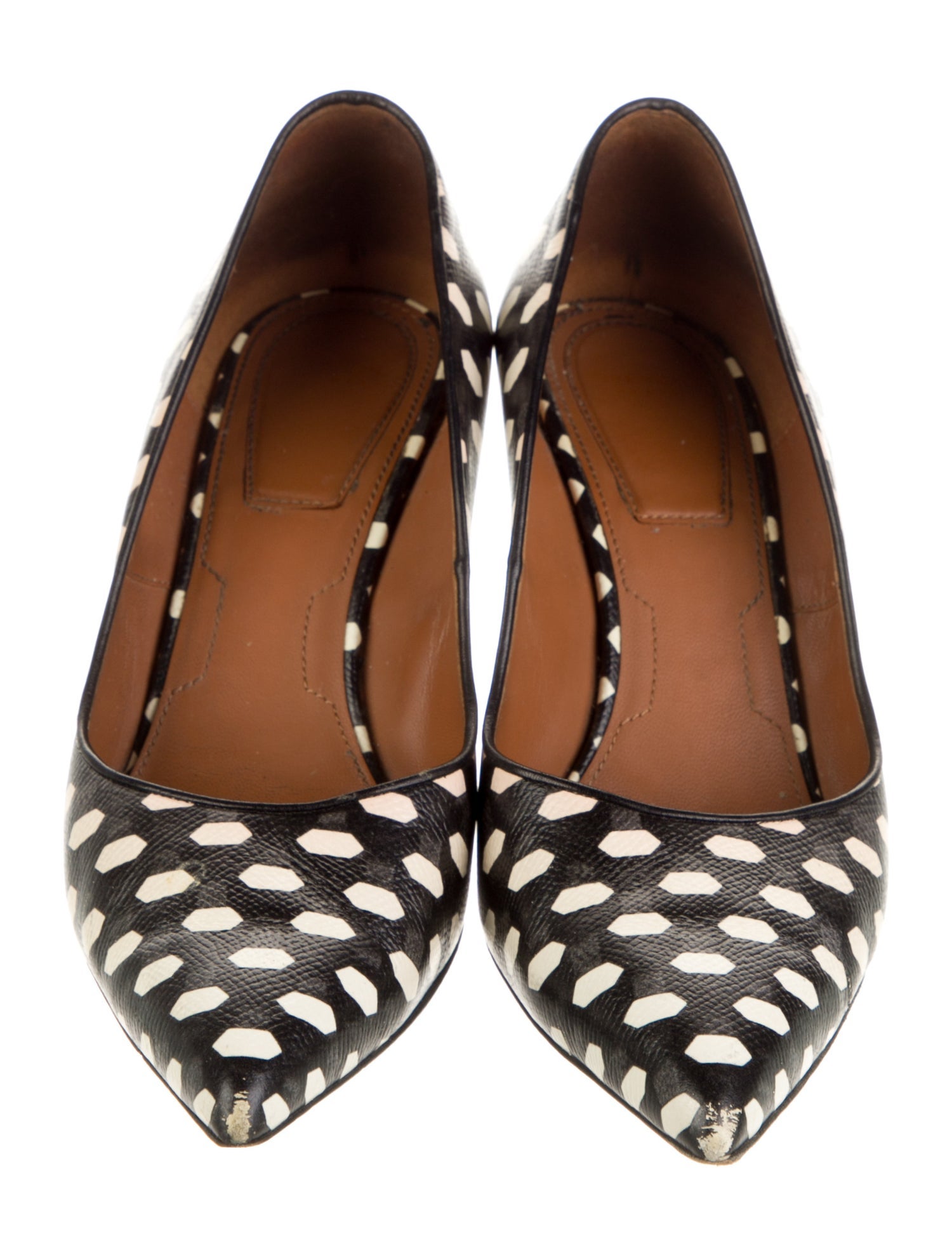 Givenchy Leather Printed Pumps
