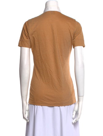 Givenchy Short Sleeve Button-Up Top