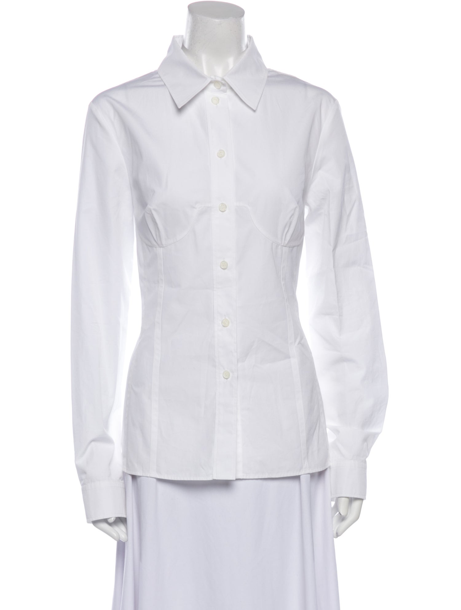 Givenchy Long Sleeve Button-Up Top