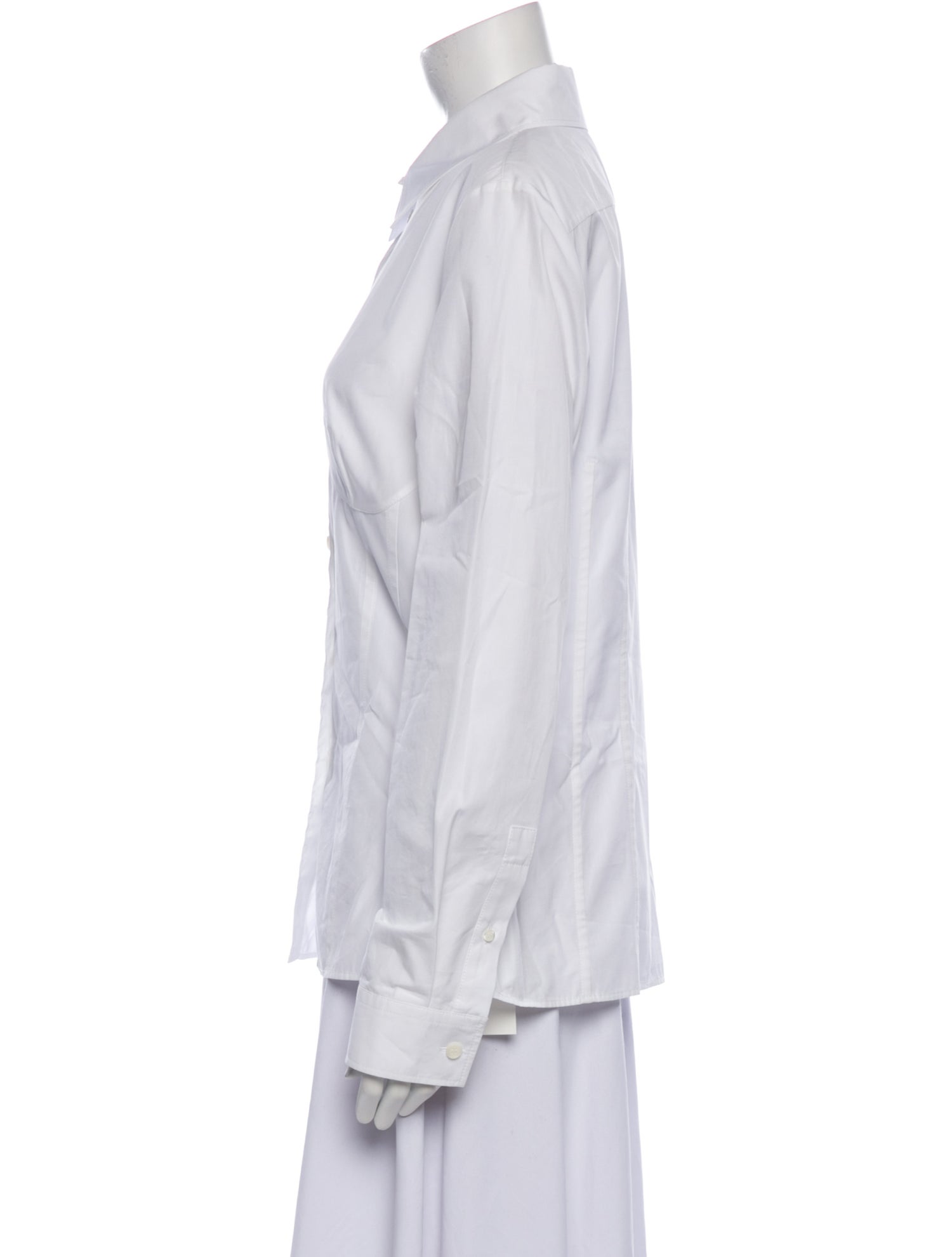 Givenchy Long Sleeve Button-Up Top