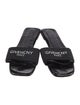 Givenchy Leather Graphic Print Slides