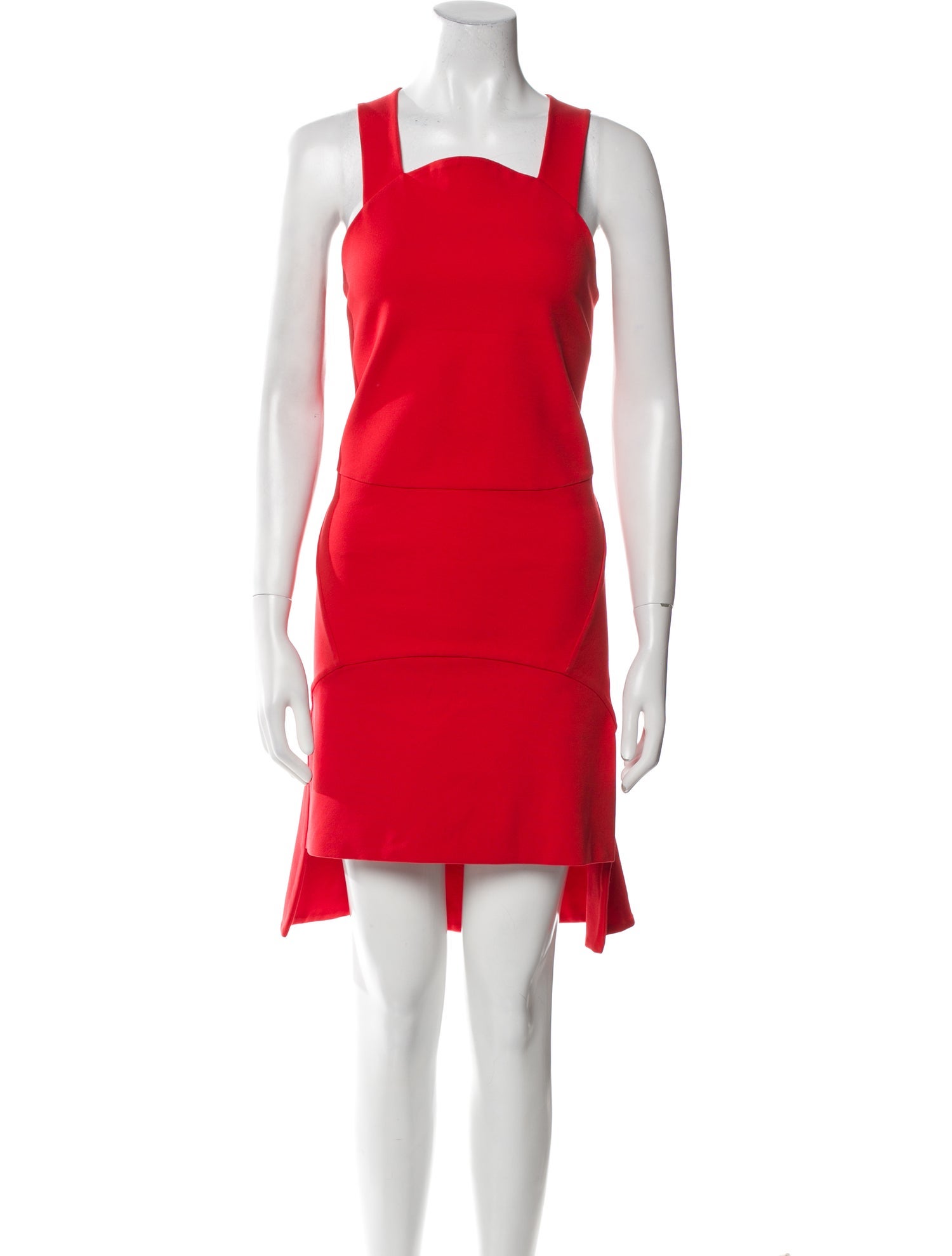 Givenchy Square Neckline Knee-Length Dress