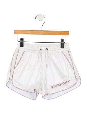 Givenchy Toddler Girls' Logo Embroidered Shorts