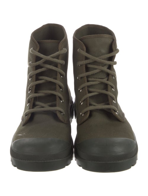 Givenchy Canvas Lace-Up Boots