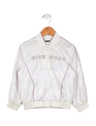 Givenchy Toddler Girls' Holographic Windbreaker Jacket