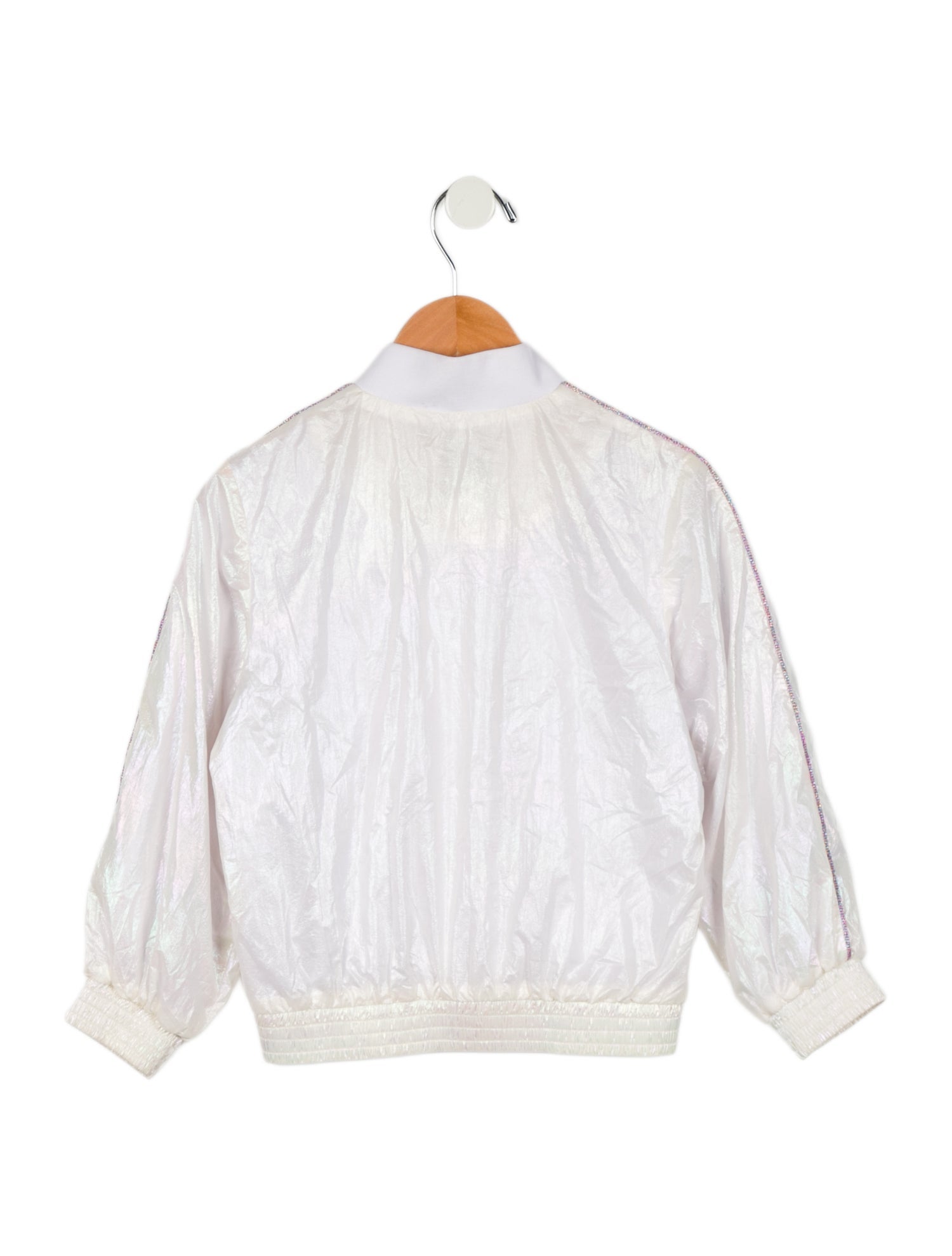 Givenchy Toddler Girls' Holographic Windbreaker Jacket