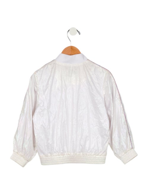 Givenchy Toddler Girls' Holographic Windbreaker Jacket