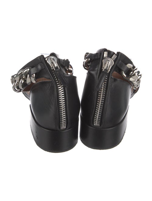 Givenchy Leather Chain-Link Accents Sandals
