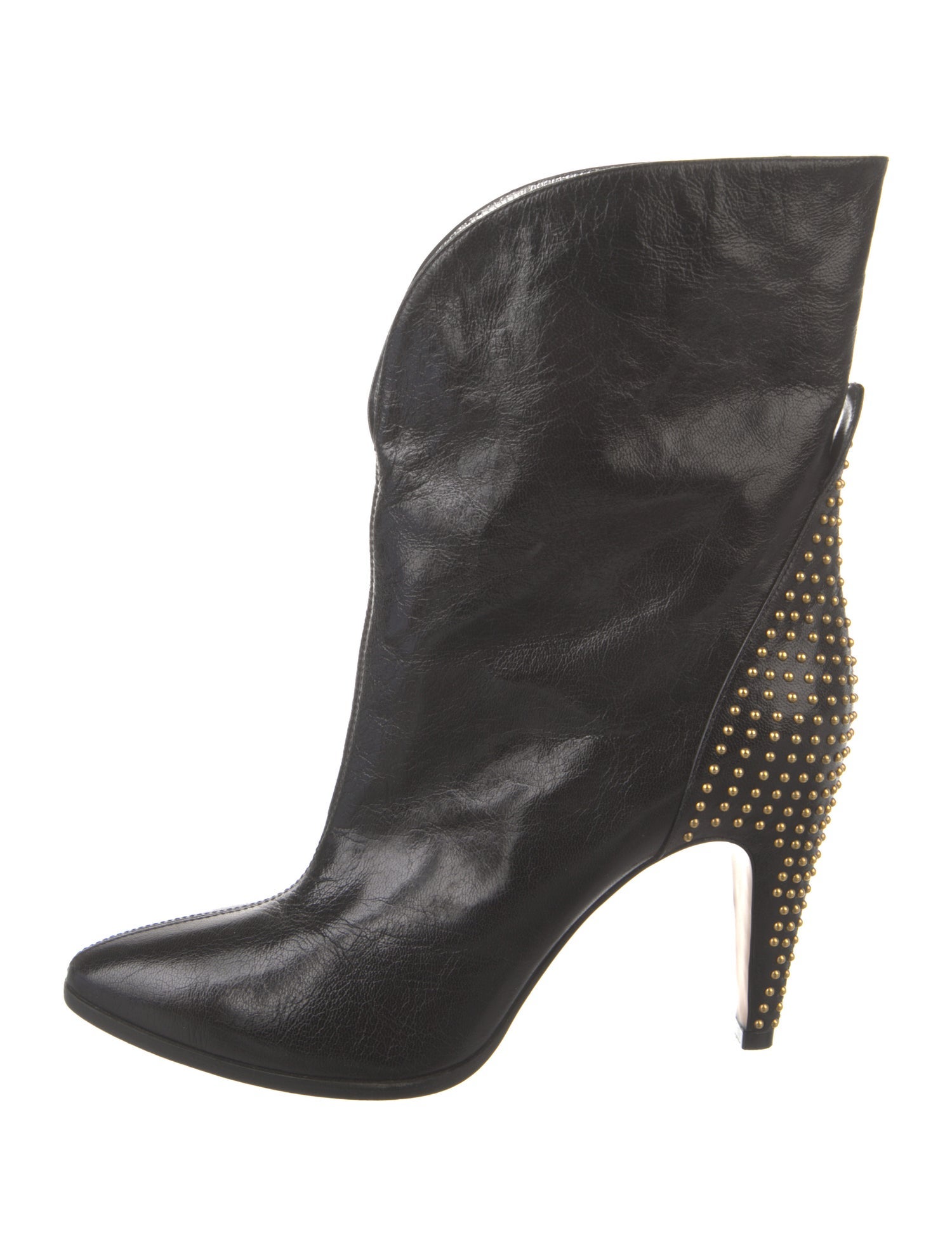 Givenchy Leather Studded Accents Boots