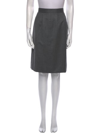 Givenchy Wool Knee-Length Skirt