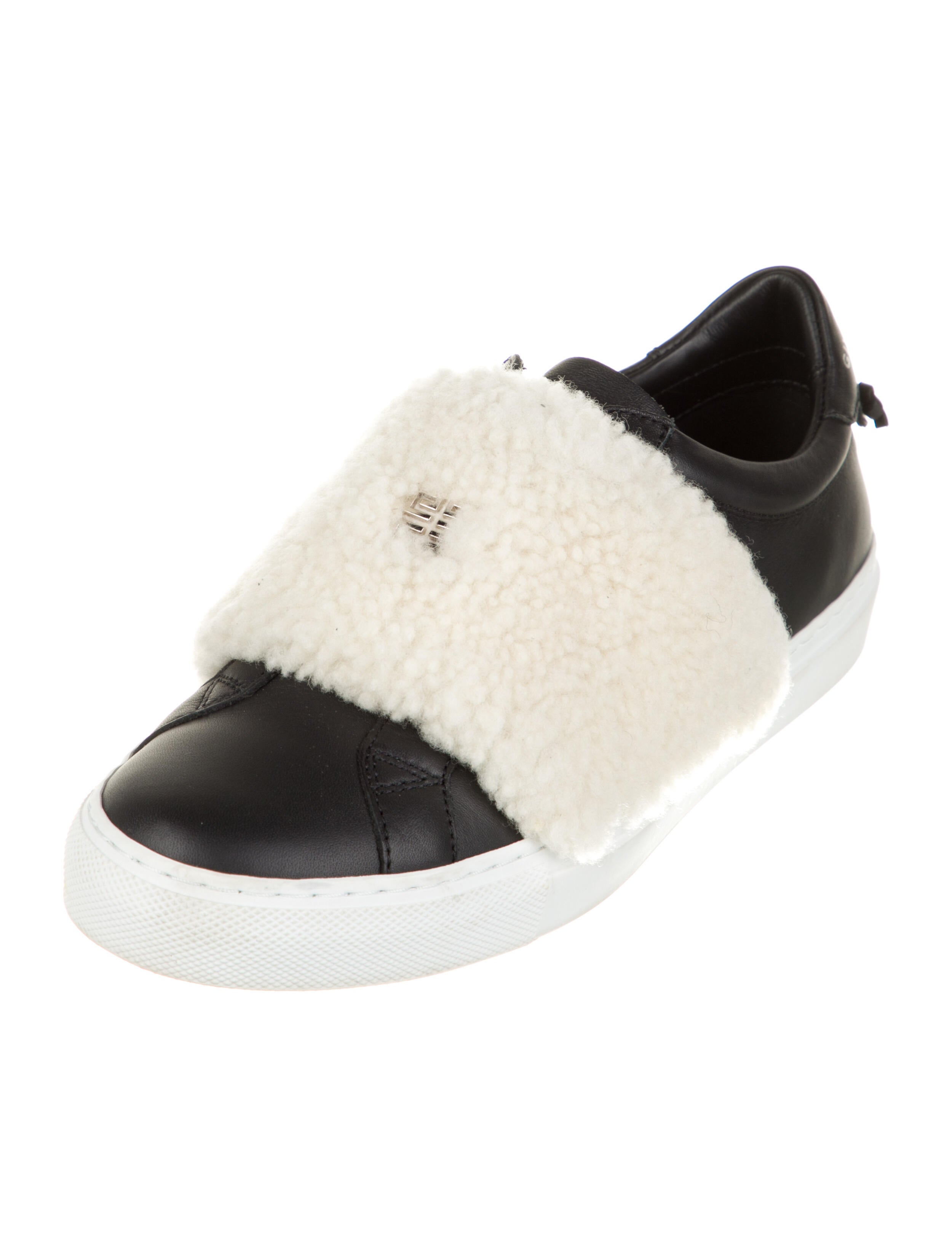 Givenchy Leather Colorblock Pattern Sneakers