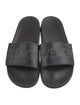 Givenchy Leather Graphic Print Slides