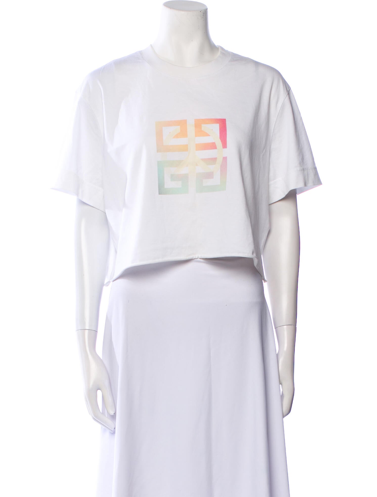 Givenchy Graphic Print Crew Neck T-Shirt