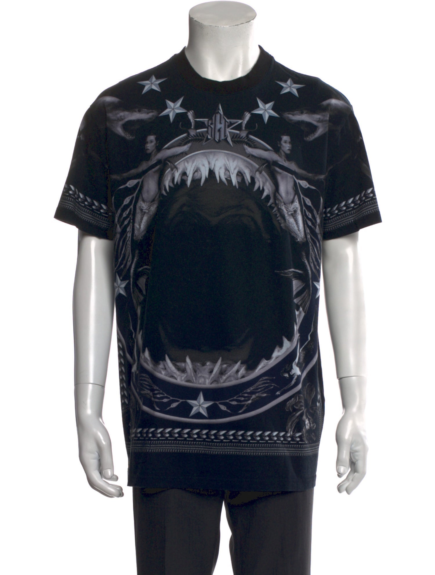 Givenchy Printed Crew Neck T-Shirt