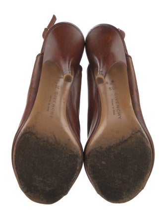 Givenchy Leather Slingback Pumps