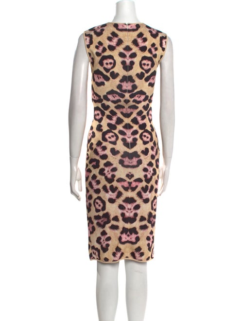 Givenchy Animal Print Midi Length Dress