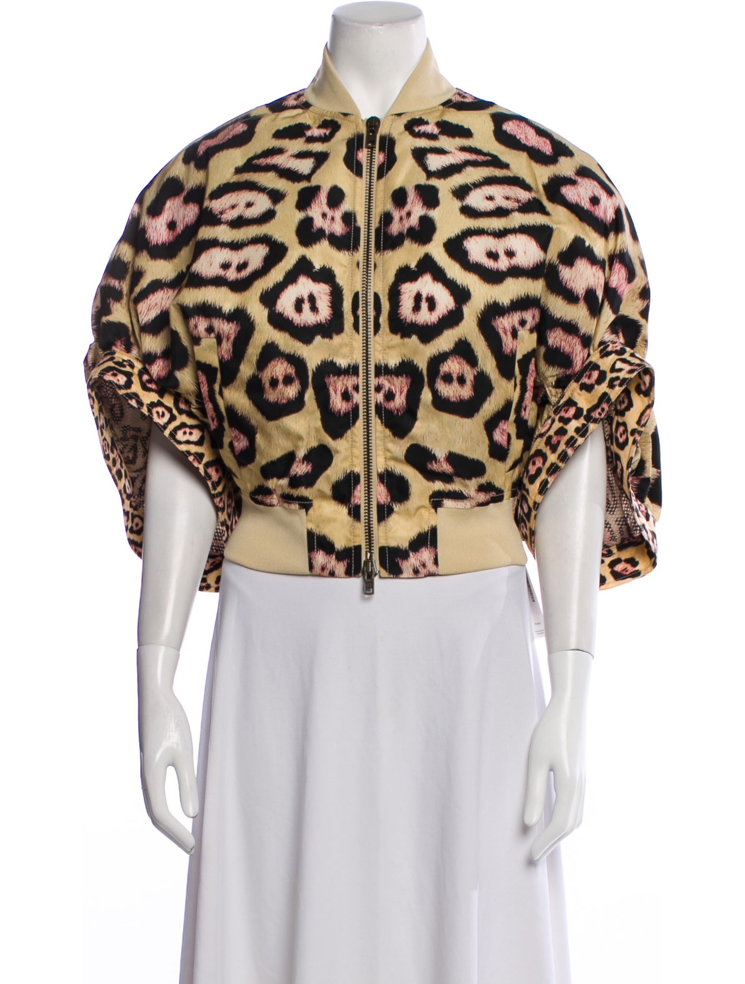 Givenchy Animal Print Bomber Jacket