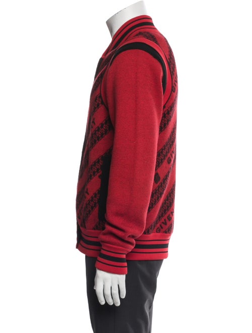 Givenchy Wool Striped Bomber Jacket