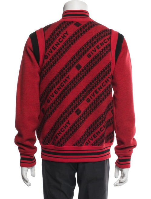 Givenchy Wool Striped Bomber Jacket