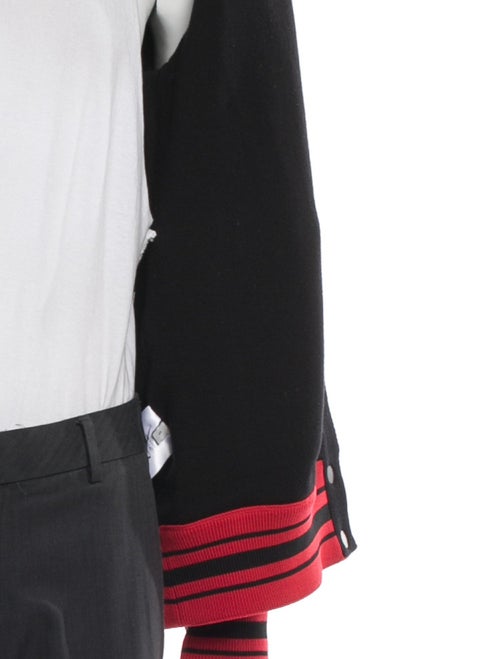 Givenchy Wool Striped Bomber Jacket