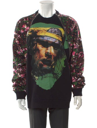 Givenchy Graphic Print Crew Neck Sweatshirt