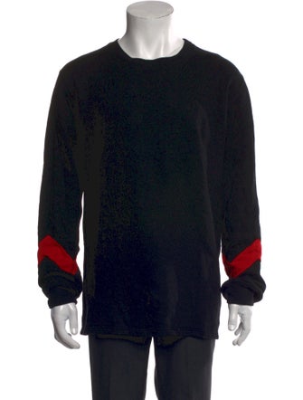 Givenchy Colorblock Pattern Crew Neck Pullover