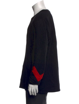 Givenchy Colorblock Pattern Crew Neck Pullover