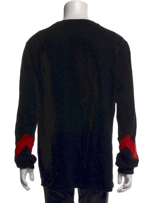 Givenchy Colorblock Pattern Crew Neck Pullover