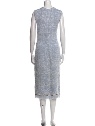 Givenchy Crew Neck Midi Length Dress