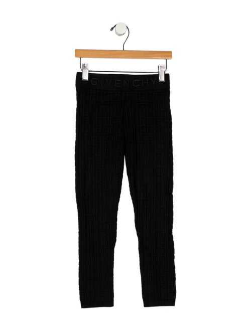 Givenchy kid boys' black sweatpants