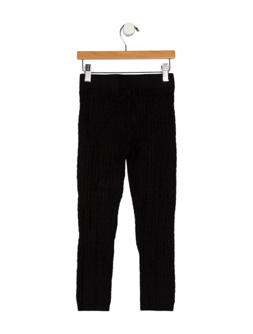 Givenchy kid boys' black sweatpants