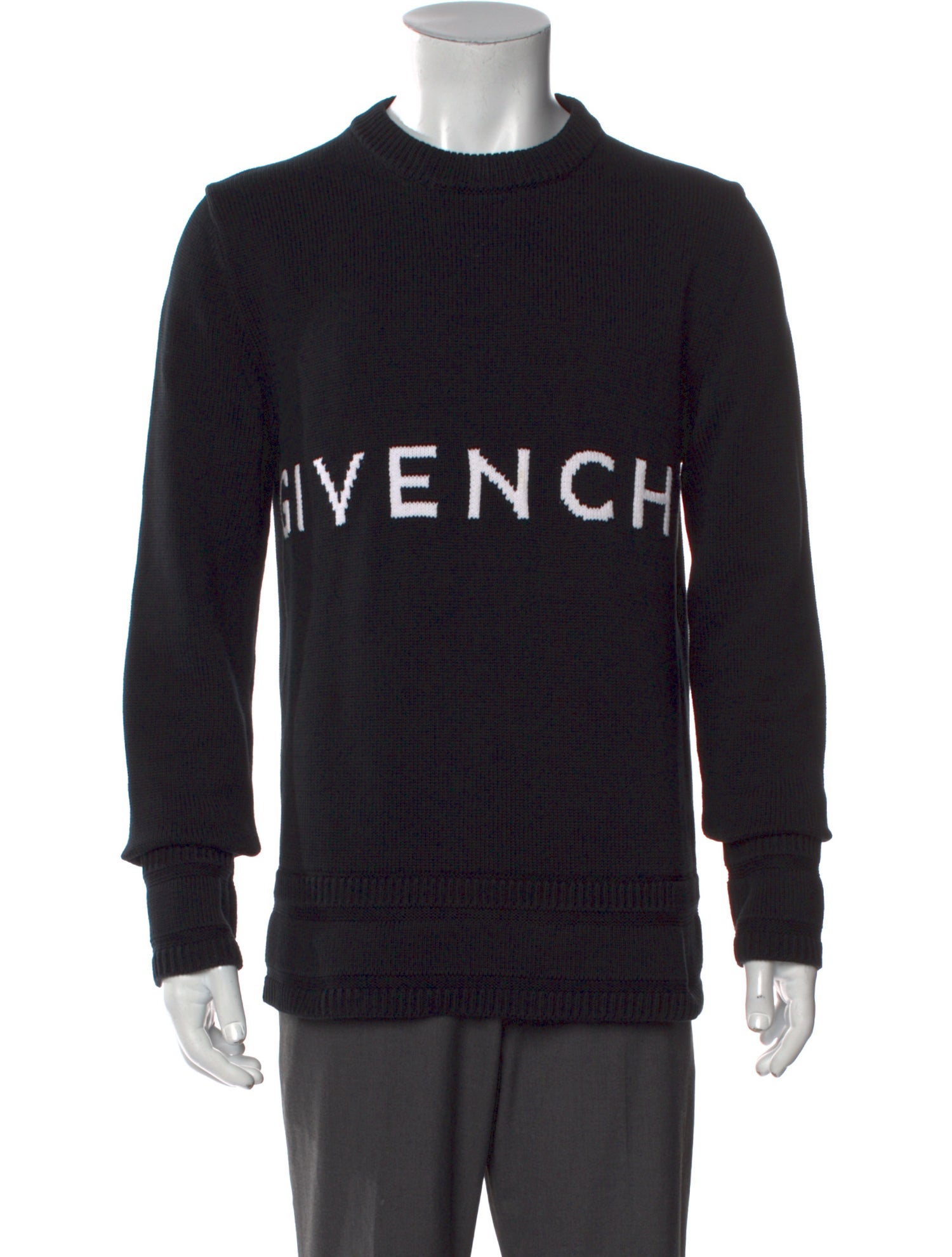 Givenchy Graphic Print Crew Neck Pullover