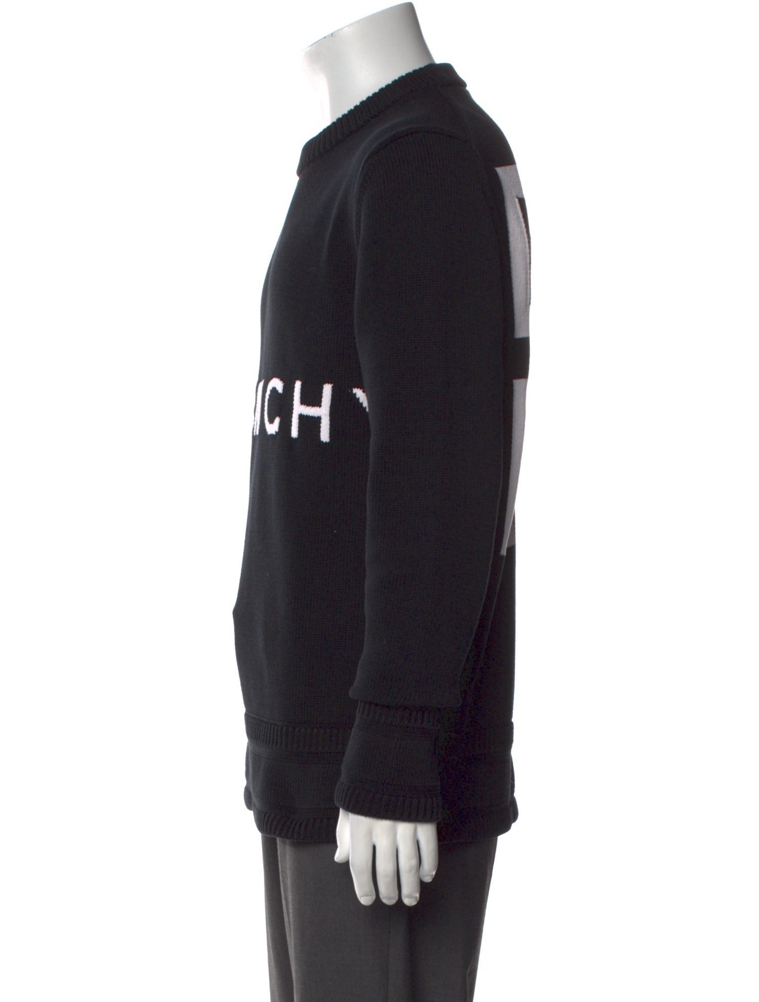 Givenchy Graphic Print Crew Neck Pullover